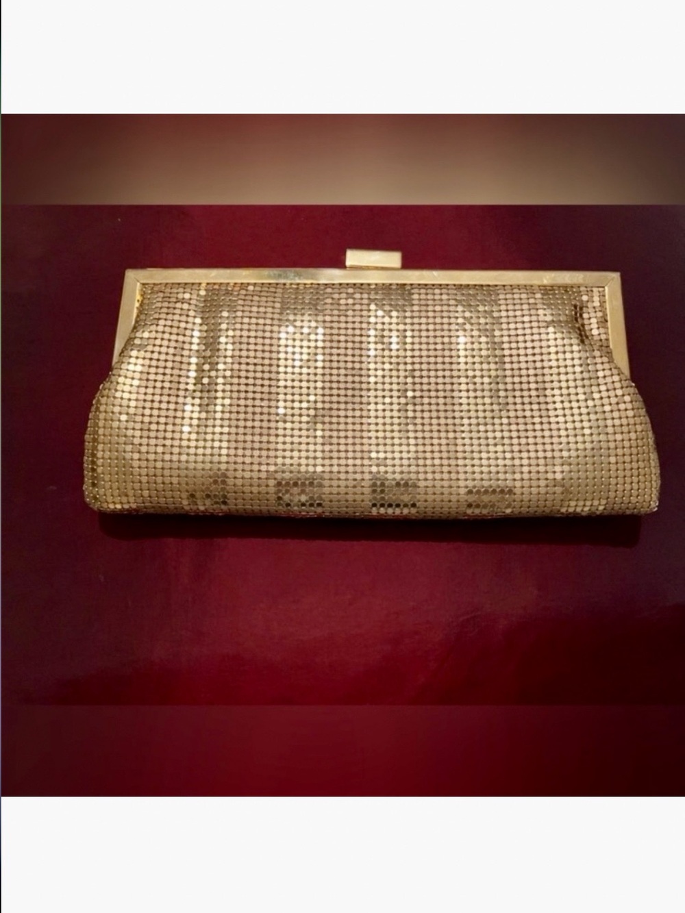 New Gold Mesh Evening Clutch & Shoulder Elegant Women's Bag